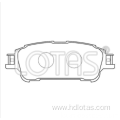 GDB8079 quality car brake pad set manufacturers